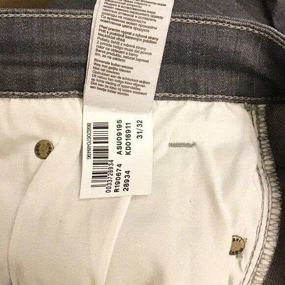 Mavi 31x32 Tag Size Matt Relaxed Straight Leg Men’s Jeans Gray Actual 34x31.5 - Picture 8 of 9